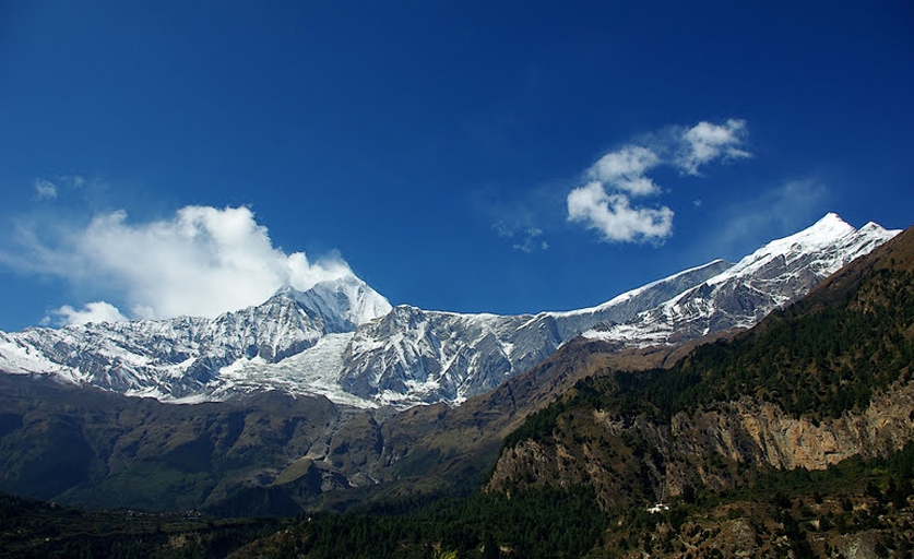 Annapurna avec de lac Tilicho